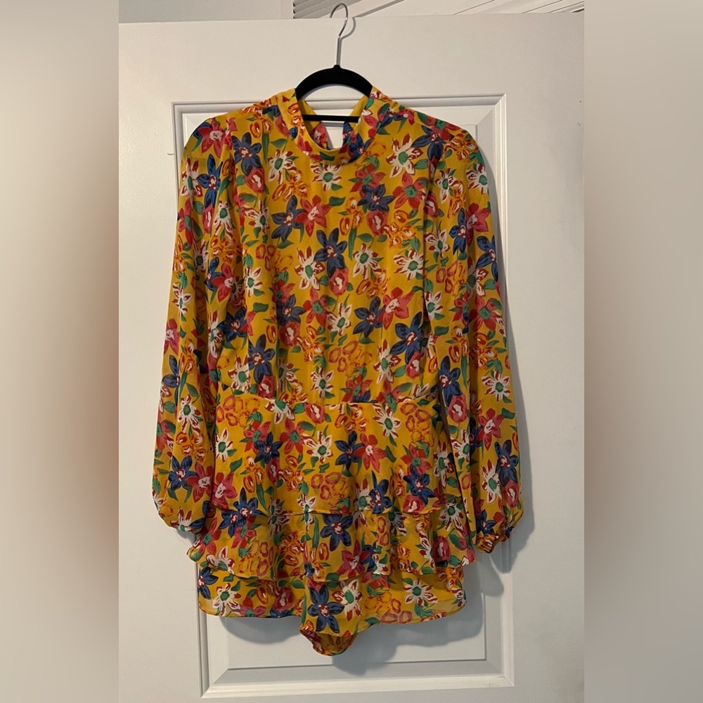 Endless Rose Open Back Floral Romper